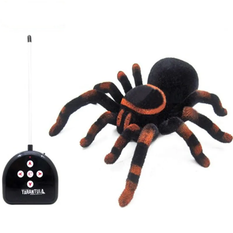 Хитрая игрушка паук пульт дистанционного управления 1" 4CH Реалистичная RC Паук страшная игрушка розыгрыш праздничная подарочная модель