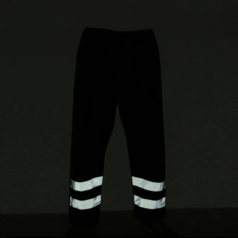 Светоотражающие защитные Дождевые Штаны для дорожного движения, санитарПредупреждение водонепроницаемые брюки