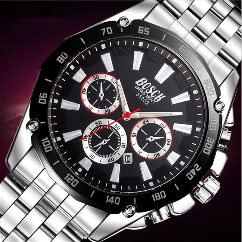 

BOSCK New Luxury Brand Men Quartz Watch Gold Business Luxury Wrist Watch Male Date Military Waterproof Watches relogio masculino