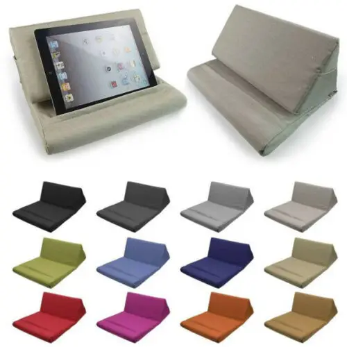

Tablet Pillow Holder Stand Book Rest Support Cushion with Bag iPad Mobile New
