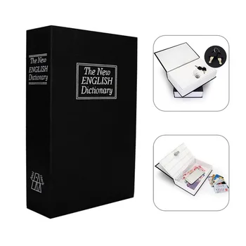 

Security Box Dictionary Key Book Safe Lock Box Storage Piggy Bank Creative Money Coins Box Home Accessories