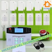 Беспроводная GSM Главная Охранной Сигнализации ЖК-Экран 99-Zone Авто набора Охранной Сигнализации с Голосовую Подсказку Комплект 6 Датчик Двери + 6 Датчик Движения
