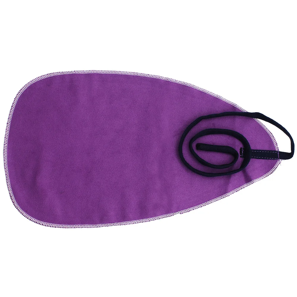 High Quality Cleaning Wiping Cloth For Woodwind Inside Tube Clarinet Flute Saxphone Purple 32*17cm