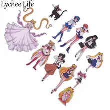 Lychee Life 10 шт. Сейлор Мун стикер бумажные декоративные инструменты ручной работы домашний холодильник компьютер велосипед скейтборд новое поступление