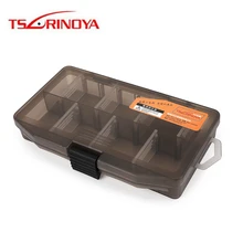 TSURINOYA для рыбалки приманки коробка 17,5*11*3 см Регулируемые вставки внутри рыболовные снасти ящик для хранения аксессуары Для рыбалки крышка