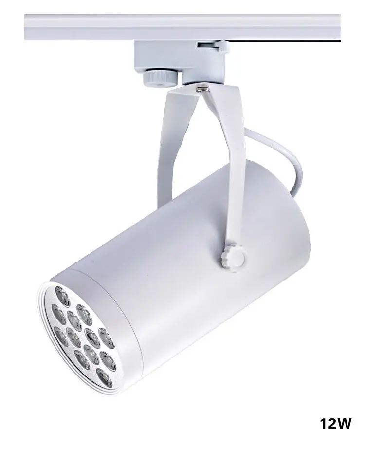 

1pcs Led track light 12W Aluminum Led spotlight Energy Saving LED lamp spot light showroom surface mounted light