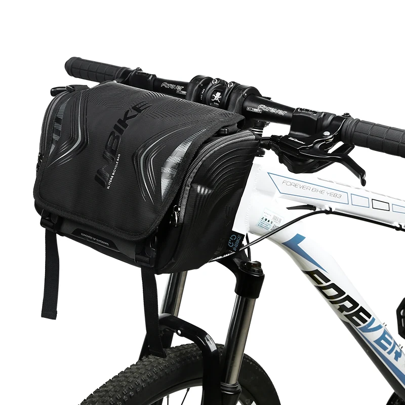 INBIKE Водонепроницаемая Большая вместительная велосипедная Передняя корзина для