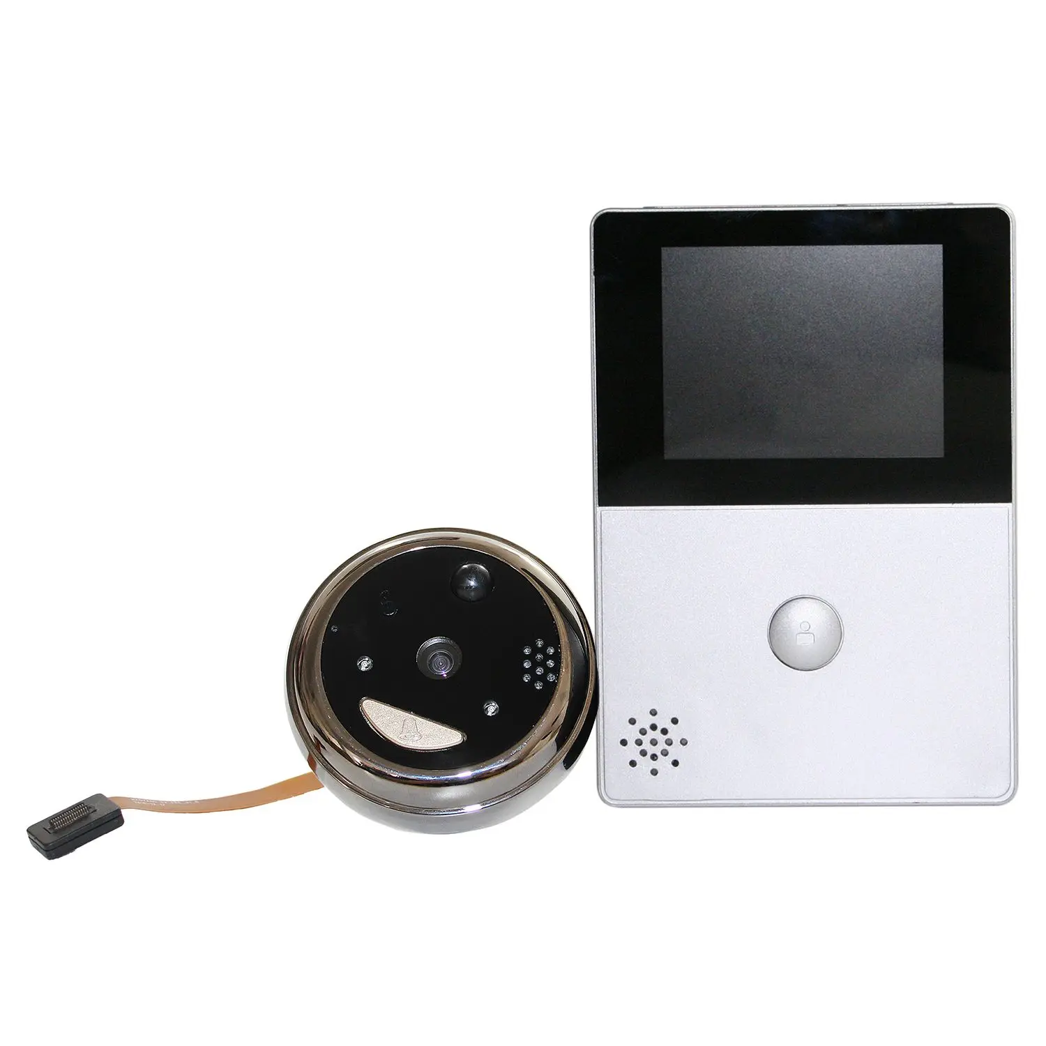 

MOOL 2.8-inch Intelligent video peep doorbell,WiFi wireless doorbell,night vision two-way audio motion sensor access control c