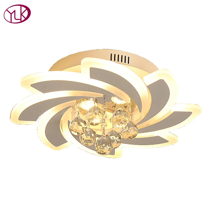 

Youlaike Modern Crystal Ceiling Lamp Flower Design LED Cristal Lustre Home Decoration Lighting Fixture For Ceiling