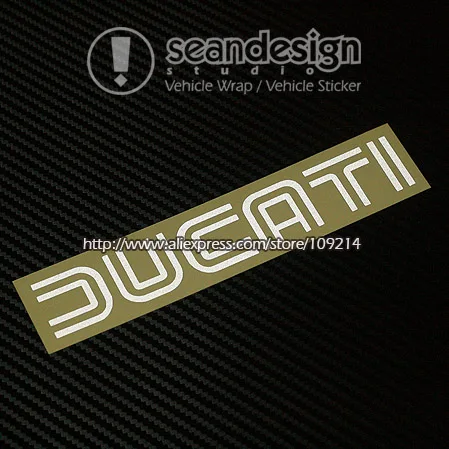 

Hot sale For DUCATI Classic Helmet Motorcycle Decal Reflective Sticker Reflective 08