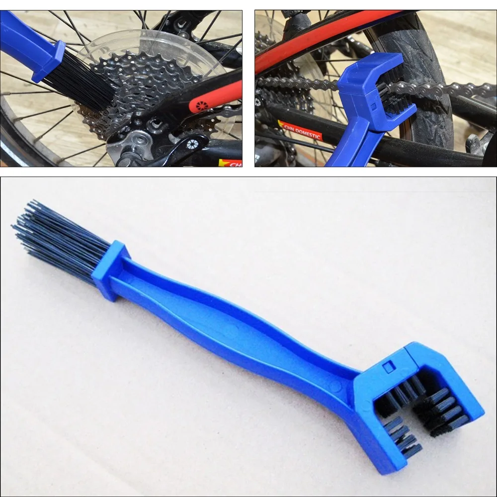 Buy 1pcs Cycle Brake Remover Motorcycle Bike Chain Maintenance Cleaning Brush