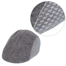 Осенняя мода Для мужчин и Для женщин Универсальный с соской в британском стиле Кепки гольф шляпы для мальчиков и девочек Шапки мужского и женского пола полые Кепка «Утконос» Y9