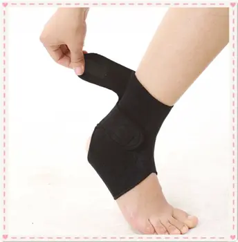 

Black yellow Magnetic therapy products tourmaline self-heating ankle support As Seen As on TV AFT-H006