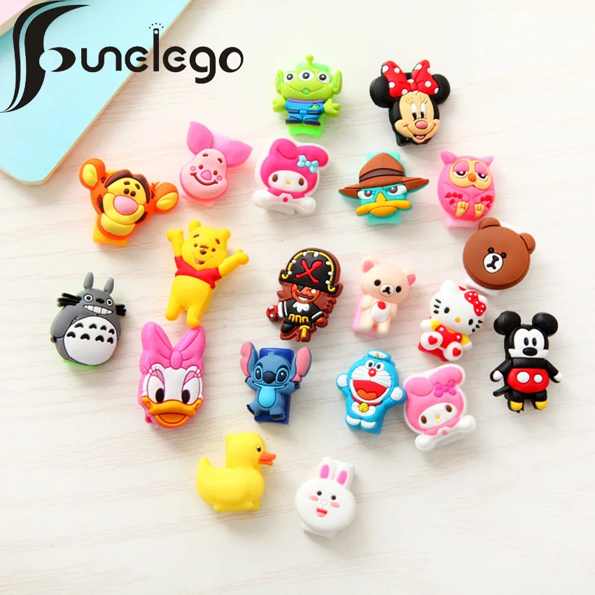 Funelego 2 6 шт Новый кабель протектор для IPhone телефон USB кабели мультфильм стиль