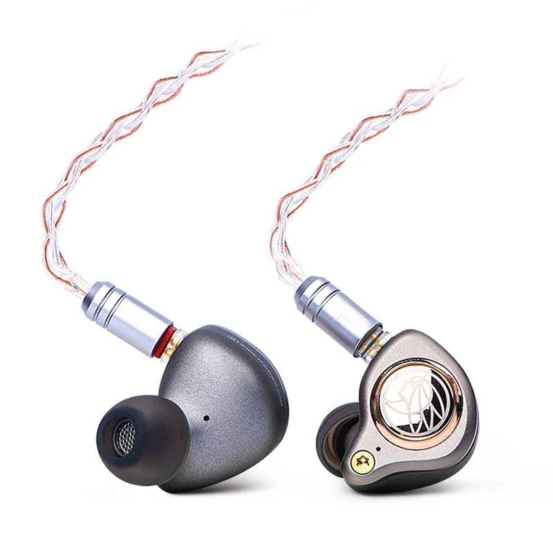 TFZ KING LTD HiFi наушники-вкладыши монитор IEM с двойной магнитной схемой Графен драйвер 2 pin/0,78 мм съемный кабель