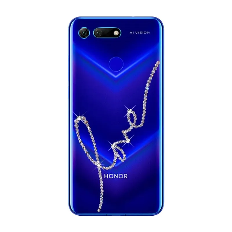 Чехол для телефона Huawei honor View 20 10 V20 V10 роскошный блестящий чехол со стразами и 8A 8C 8X