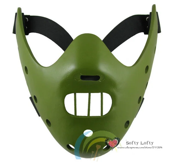 Silence of the Lambs Scary Horror Killer Masks - Green 1