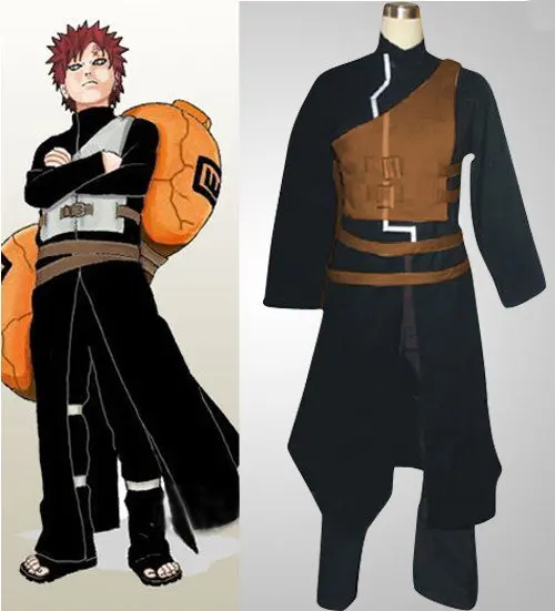 

Anime Naruto Cosplay - Individual Naruto Shippuden Gaara Cosplay Costume - Freeshipping