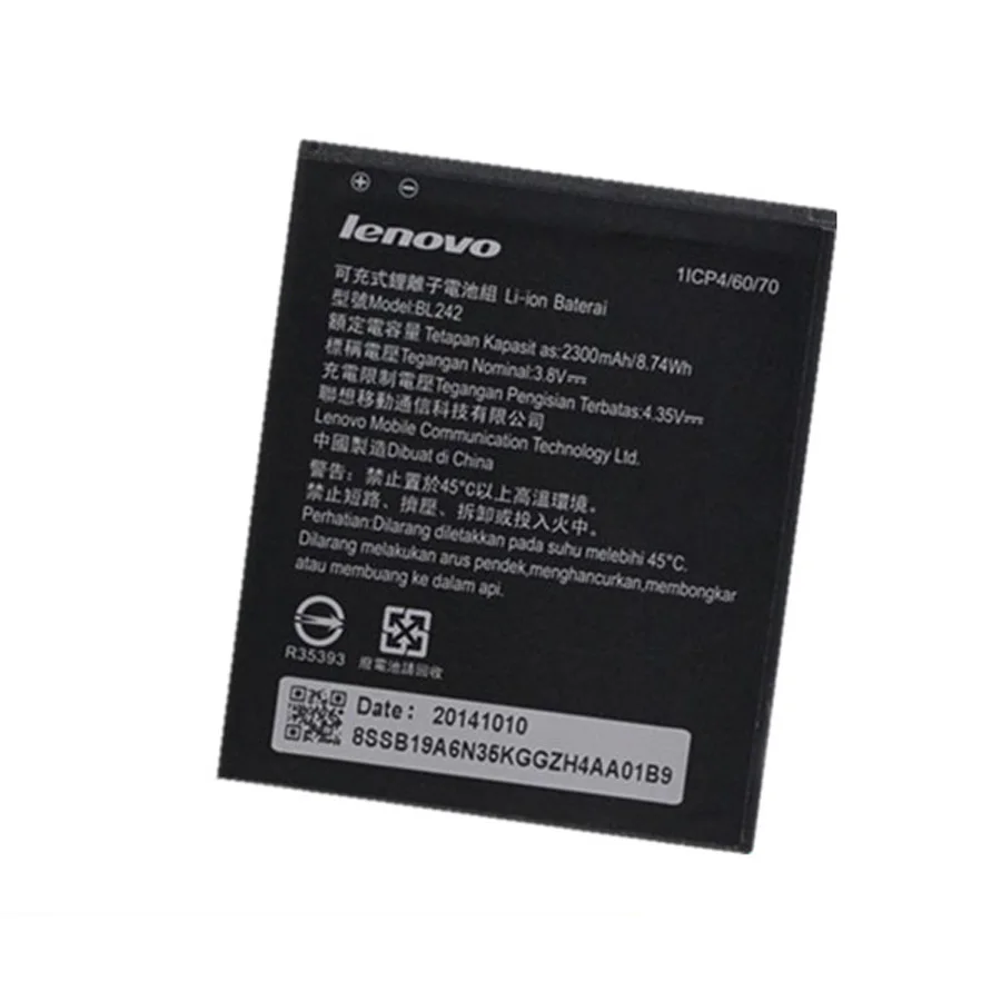 5 шт. BL242 батарея для lenovo K3 K30-W K30-T A6000 A3860 A3580 A3900 A6010 A6010 Plus мобильный телефон Bateria+ номер для отслеживания