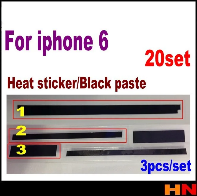 20 Набор для iphone 6 4 7 ''ЖК-экран с подсветкой маленький черный бумага кант