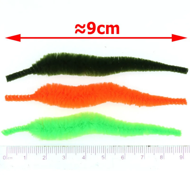 

5PCS/Pack Size S Fish Fly Tying Material Magnum's Dragon Tail for Pike Musky Strearmer Fly Saltwater Fishing Bait