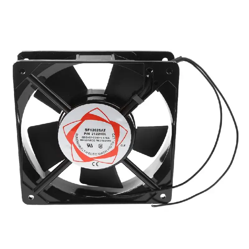 1 шт. Новый OOTDTY черный SF12025AT 2122HSL 12025 120 мм втулка подшипника 220 240 В переменного тока