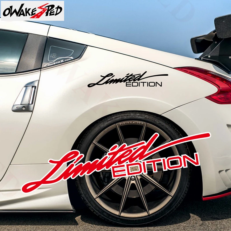 Car Sticker 30CM*6CM LIMITED EDITION Creative Vinyl Sticker On Car Stickers and Decals Window Sticker Car-styling Decal