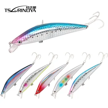 

TSURINOYA 115mm/25g Floating Minnow Fishing Lure Artificial Bait Sea Bass Blackbass Far Distance Throwing Isca De Pesca Leurres