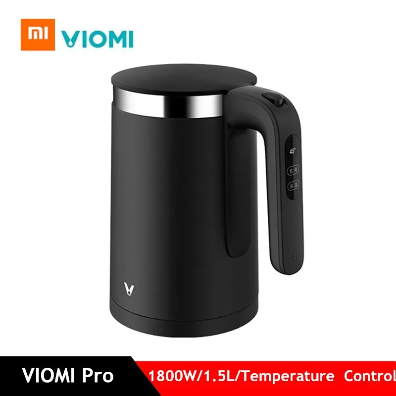 

Xiaomi VIOMI Pro 1.5L 1800W Electric Kettle Anti-scalding Household 304 Stainless Steel Electric Kettle Temperature Control