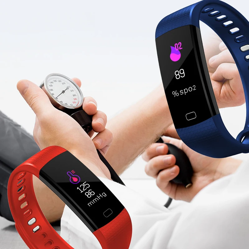 MAFAM Smartwatch Electronic Smart Watch Women Men Running Cycling Climbing Sport Watch Health Pedometer LED Color Screen Watch