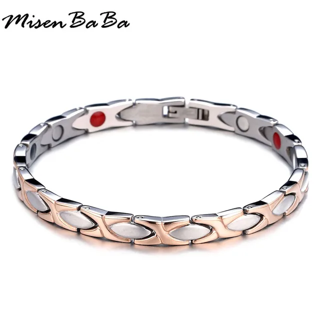 Eyes Design Stainless Steel Chains Germanium Magnetic Medical Eyes Design Stainless Steel Chains Germanium Magnetic Medical Bracelets For Men Women Energy Balance Healthy Care