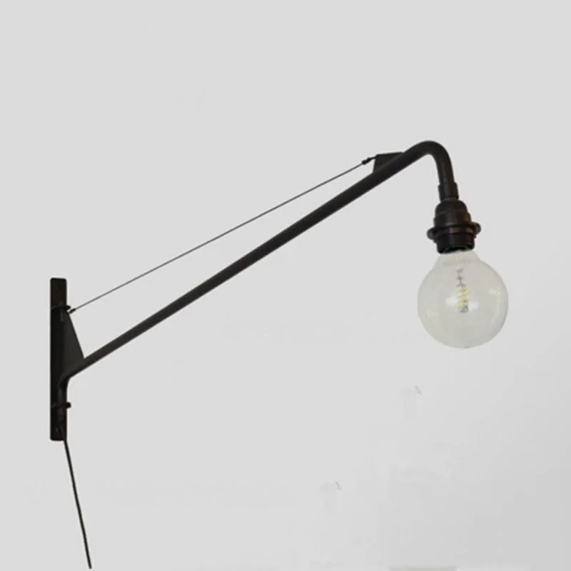 Industrial French Design Suspension Wall Light Luminaire Jean Prouve Wall Light LOFT Retro-Wall Lamp-Aisle-Long Rod Cantilever LED Wall Mounted Sconce (12)