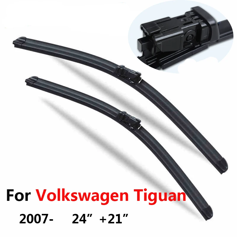 

Wiper blades for Volkswagen Tiguan (from 2007 Onwards) 24"+21" fit push button type wiper arms only