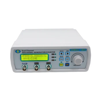 

MHS-5200A DUAL channel DDS Signe for square wave Triangle waveal Generator Arbitrary waveform Cymometer USB TTL port PC Software