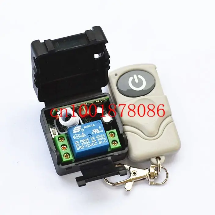 

DC12V Mini Wireless Remote Control System Door Opener Switch Universal Smart Home Remote Control 315/433MHz