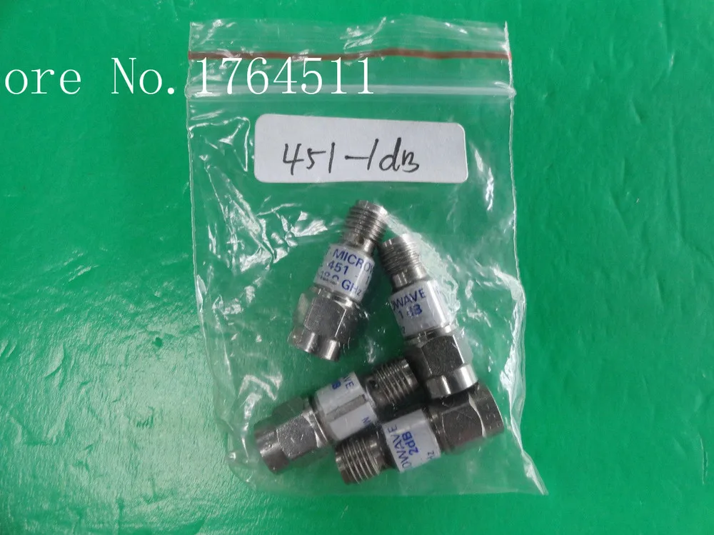 

[BELLA] MIDWEST 451-1dB DC-18GHz 1dB 2W SMA coaxial fixed attenuator --2PCS/LOT