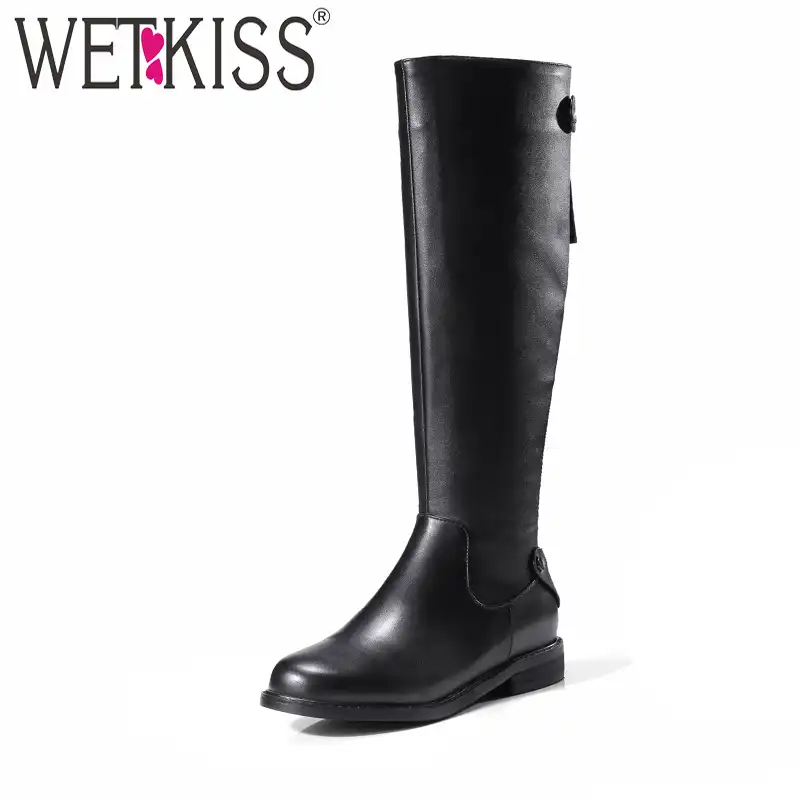 genuine leather riding boots