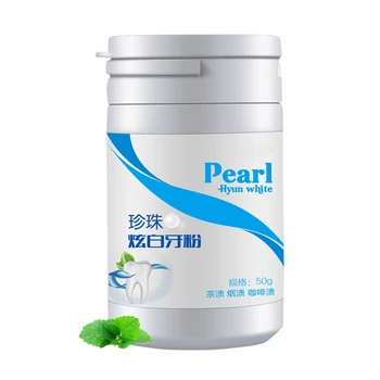 

Natural Pearl Teeth Whitening Powder Tooth Stains Bright White Tooth Powder Cleaning Serum Removes Plaque Stains Tooth Bleaching