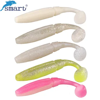 

Smart Lure 12cm Grub Single T-tail Silicone Soft Baits for Pike Bass Isca Artificial Pesca Leurre Souple Peche Carp Fishing Bait