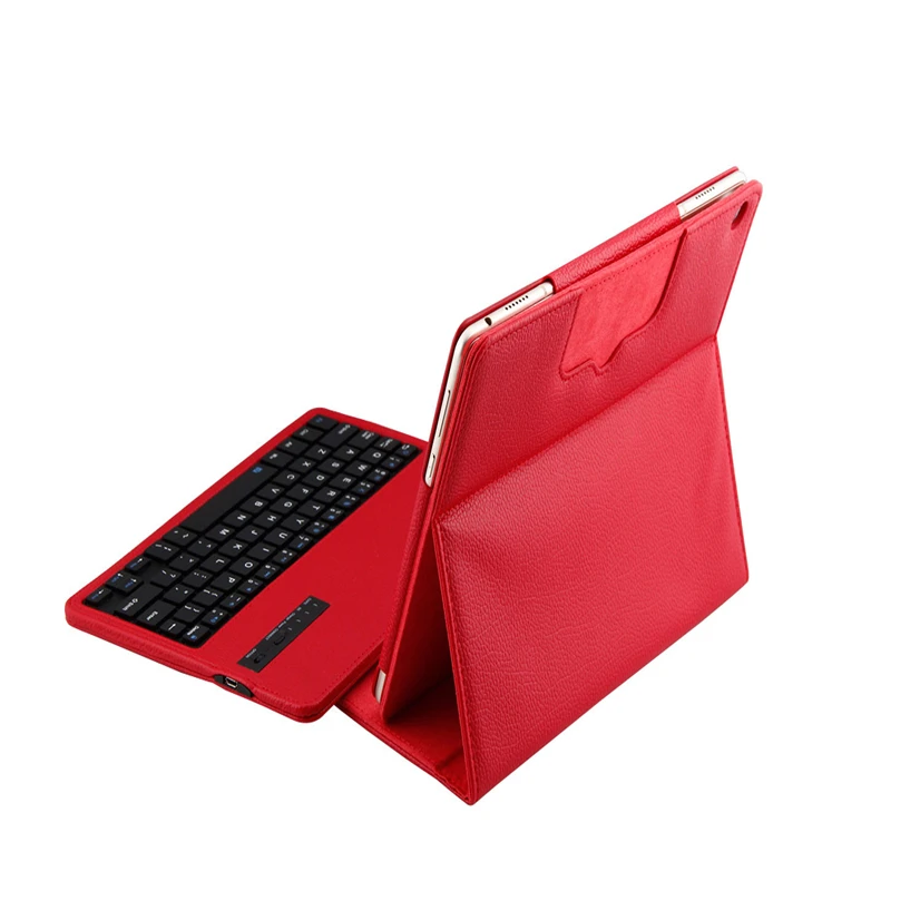 Деловой кожаный чехол для 10,1 ''huawei MediaPad M3 Lite 10 BAH-W09 BAH-AL00 планшета Складная подставка Защитный Тонкий чехол - Цвет: Красный