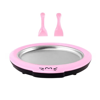 

Household Fried Ice Machine Mini Fried Yogurt Tray DIY Homemade Fruit Ice Cream Tray RT99