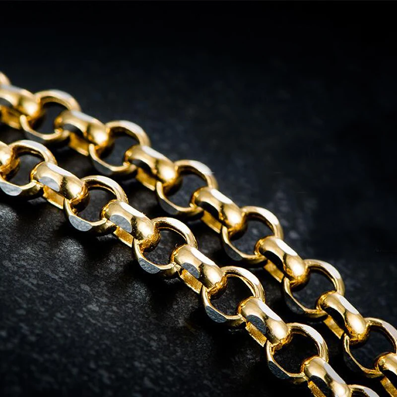gold cable chain necklace