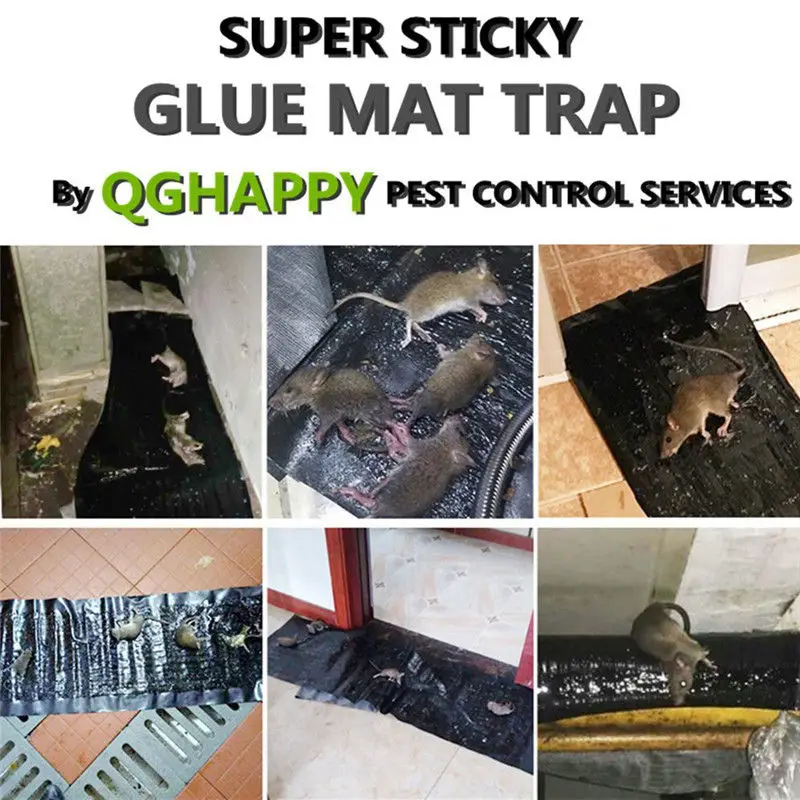 

120*27cm Mouse Glue Trap Strong Adhesive Black Glue Rat Mice Sticky Board for Home Office Restaurant Best Price