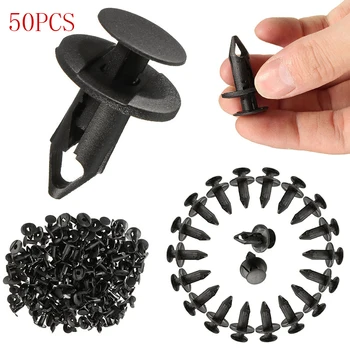 

Bumper Car Rivet Door Trim Car Fender Side Skirt Replacement Plastic Fender For 50Pcs Clips Engine New Accessory
