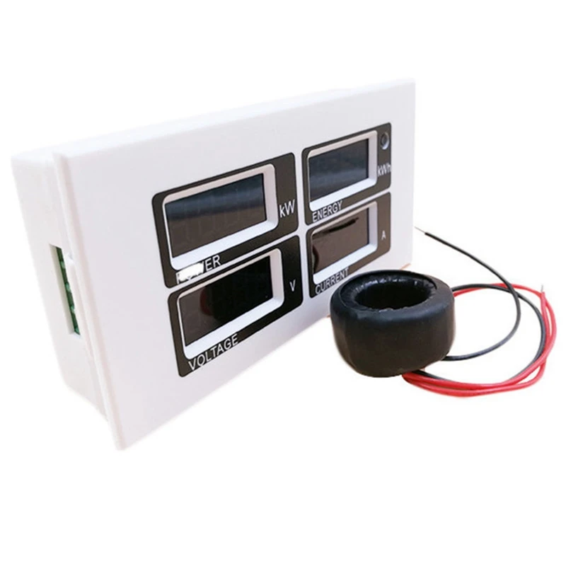 SHGO Горячая-Однофазный Ac Led ватт счетчик энергии 220V100A Вольт Ампер ватт кВтч монитор мощности Pzem-004 с катушкой Ct