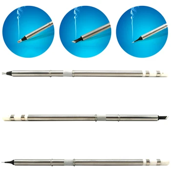 

T12 Black Lead Free Solder Iron Tips Replacement Solder Iron Tips Head For Soldering Repair Station