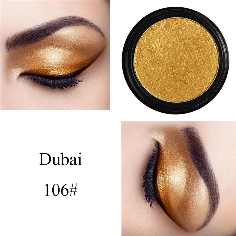 

PHOERA New Arrival Glitter Shimmer Eyeshadow Single Eyeshadow Metallic Pigmented Waterproof Makeup Eye shadow Cosmetic