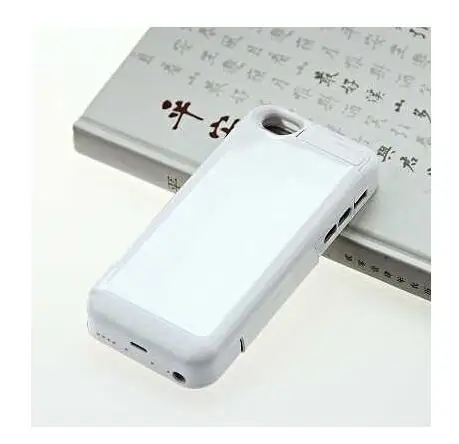 Чехол для iphone 5, 4200 мА/ч, запасная крышка, умная Зарядка для iphone 5, чехол для питания, 5S SE, чехол для аккумулятора, золотой - Цвет: white