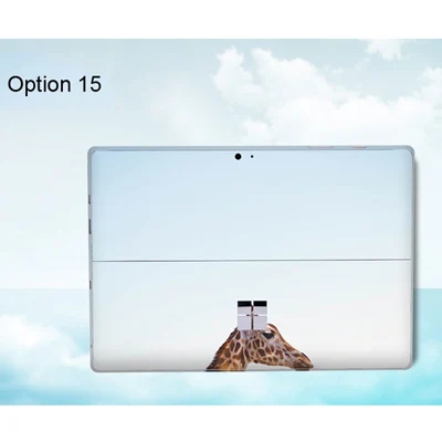 Окрашенная наклейка для ноутбука microsoft New Surface Pro 5, ультра тонкая Виниловая наклейка для microsoft Surface Pro 3 4 - Цвет: C15