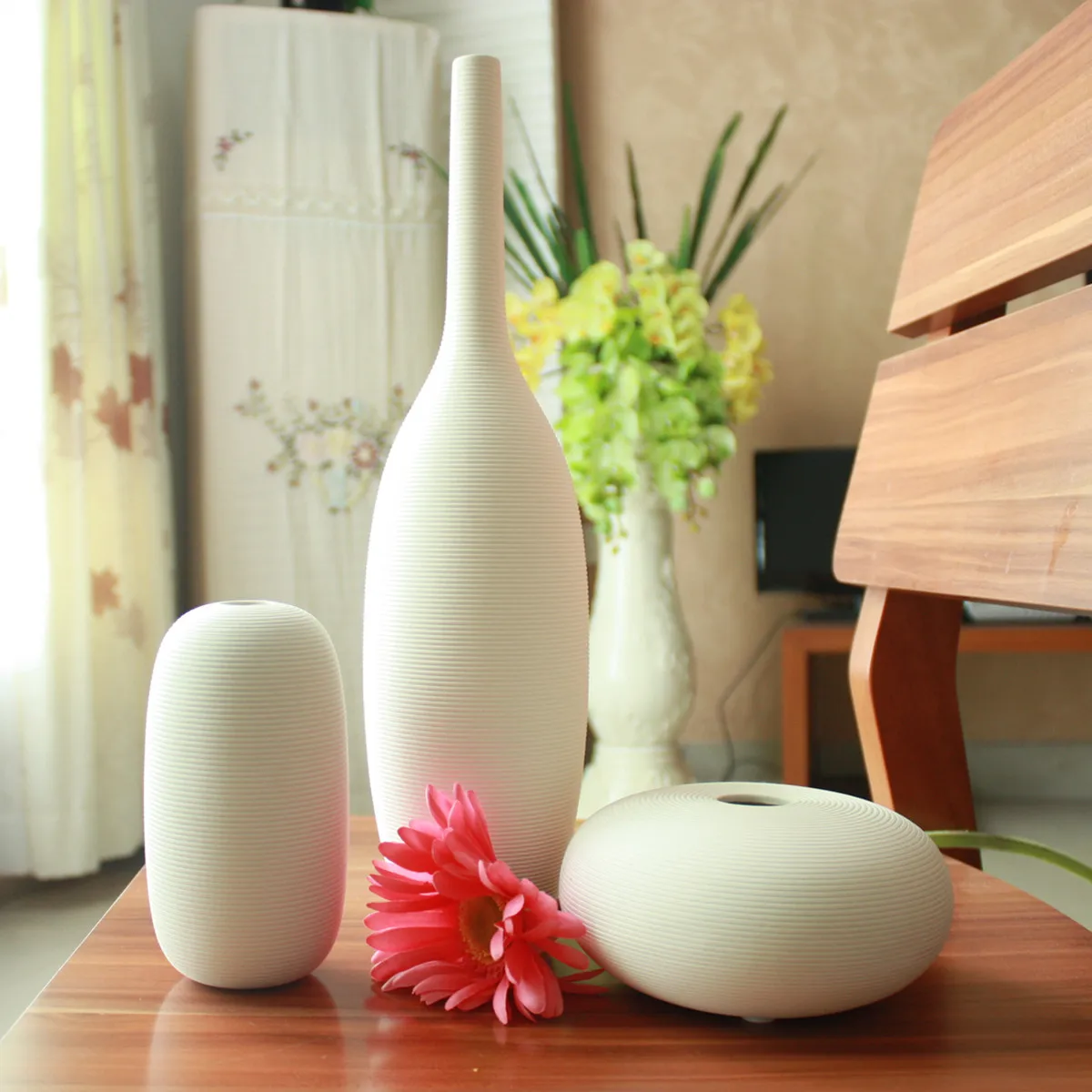 Living Room Vase aliexpress : buy fashion ceramic vase 3pcslot white vase home Living Room Vase aliexpress : buy fashion ceramic vase 3pcslot white vase home